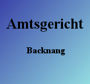 Amtsgericht Backnang