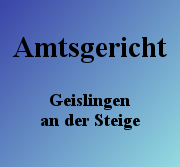 Amtsgericht Geislingen an der Steige