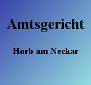 Amtsgericht Horb am Neckar