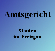 Amtsgericht Staufen im Breisgau