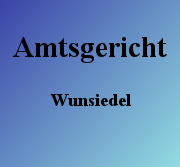 Amtsgericht Wunsiedel