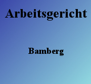 Arbeitsgericht Bamberg