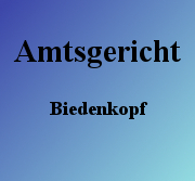 Amtsgericht Biedenkopf