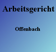 Arbeitsgericht Offenbach