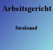 Arbeitsgericht Stralsund