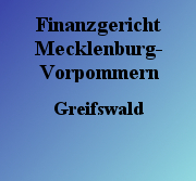 Finanzgericht Mecklenburg-Vorpommern