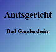 Amtsgericht Bad Gandersheim