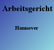 Arbeitsgericht Hannover