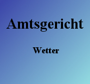 Amtsgericht Wetter
