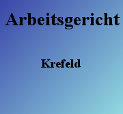 Arbeitsgericht Krefeld