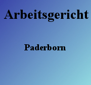 Arbeitsgericht Paderborn