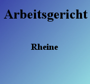 Arbeitsgericht Rheine