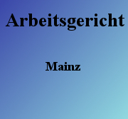 Arbeitsgericht Mainz