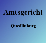 Amtsgericht Quedlinburg