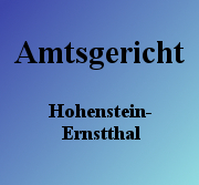 Amtsgericht Hohenstein-Ernstthal